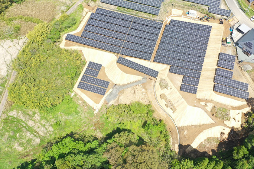 さつまグリーン電力2号太陽光発電所(出所:東芝)
