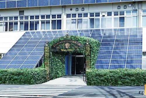 PPAモデルによる太陽光発電電力を導入するキリンビバレッジ湘南工場（出所：キリンホールディングス）