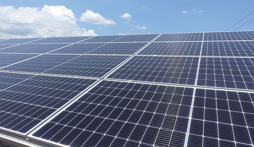 国内最大級10MWの自家消費型太陽光発電設備を導入(画像はイメージ)