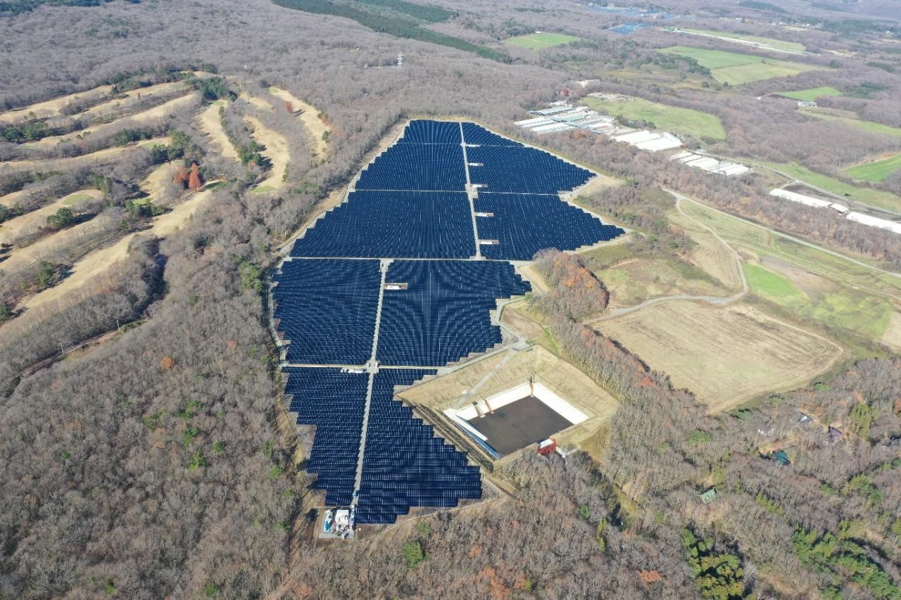 PAG Renewablesの太陽光発電所（出所：東芝エネルギーシステムズ）