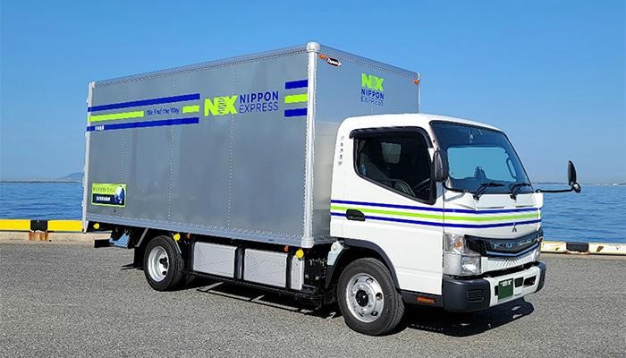 実証実験に使用するEVトラック(出所:日本電気)