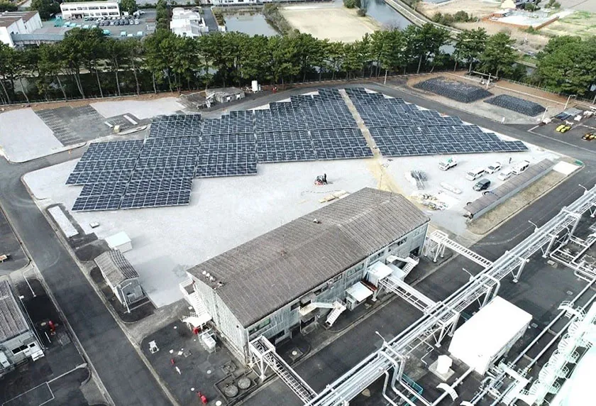 豊橋供給センター太陽光発電所（出所：サーラエナジー）