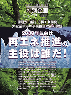 課題が山積する再エネ開発 大企業頼みの事業投資政策の課題 2030年に向け 再エネ推進の主役は誰だ！