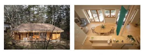 「木繊維断熱材ECOボード」を使用したモデルハウス（出所：GERMAN HOUSE）
