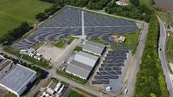 NEC 我孫子事業場の太陽光発電設備(出所:日本電気)
