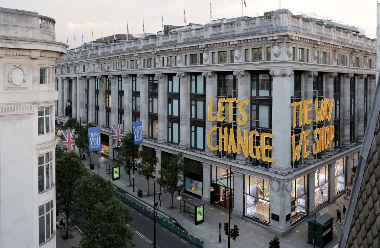 英国高級百貨店循環型ファッションへ大転換
