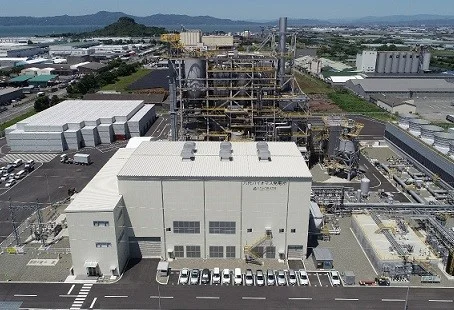 「八代バイオマス発電所」の全景(出所:中部電力)