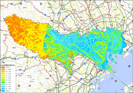 「地中熱ポテンシャルマップ」を活用した地中熱利用事業も助成対象となる(出所:東京都)