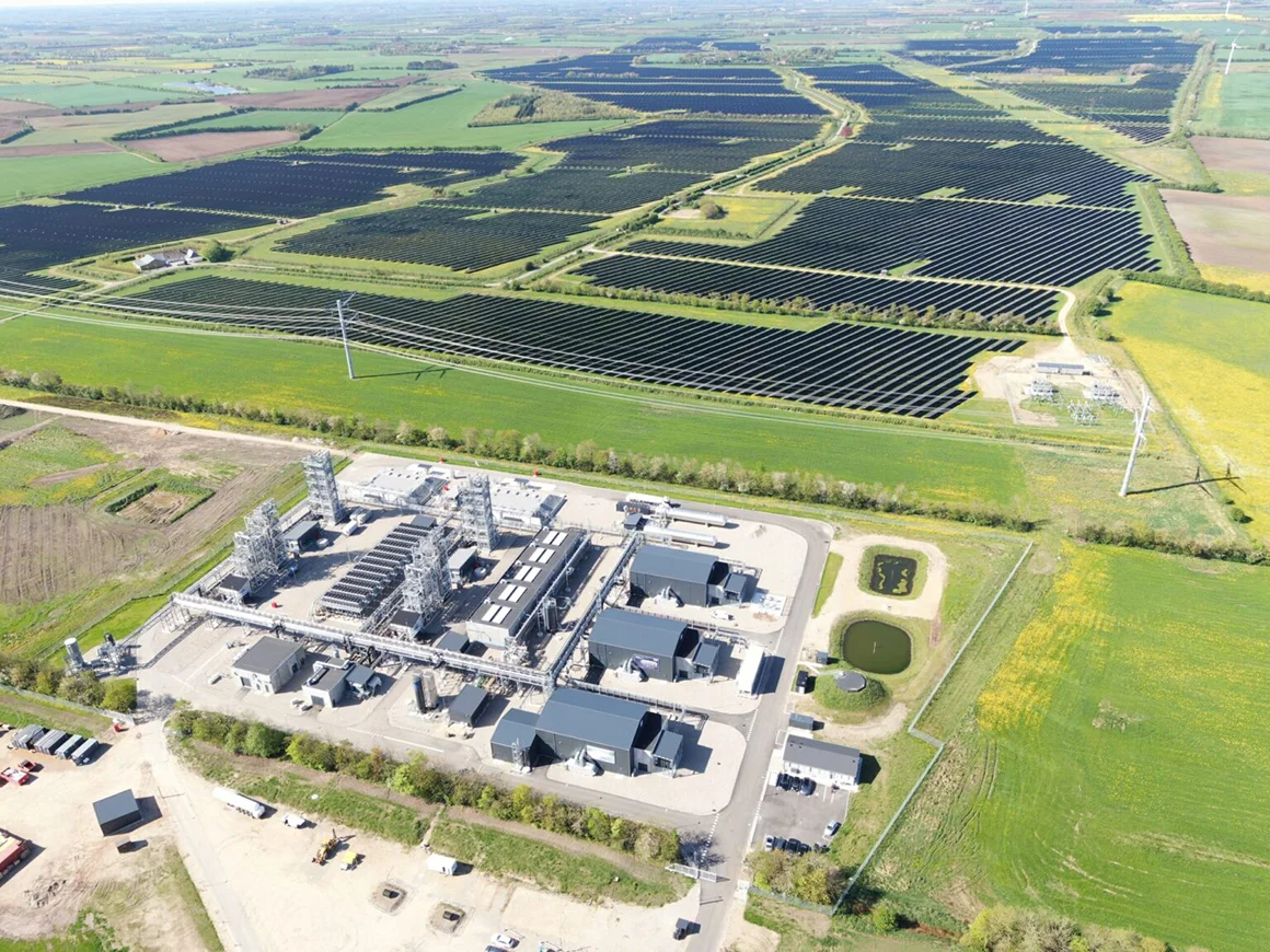 eーメタノール製造工場(出所:European Energy)
