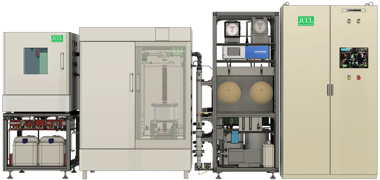 減圧蒸気スイング型CO2回収装置「VPSA1」(出所:JCCL)