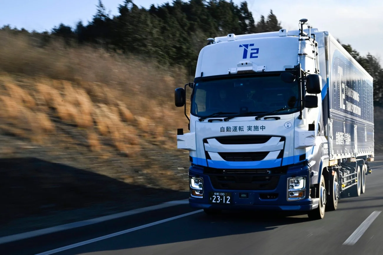 T2社の自動運転トラック（出所：T2）