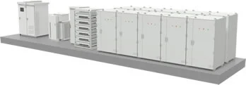 太陽光発電併設型「蓄電池パッケージ」(出所:ダイヘン)