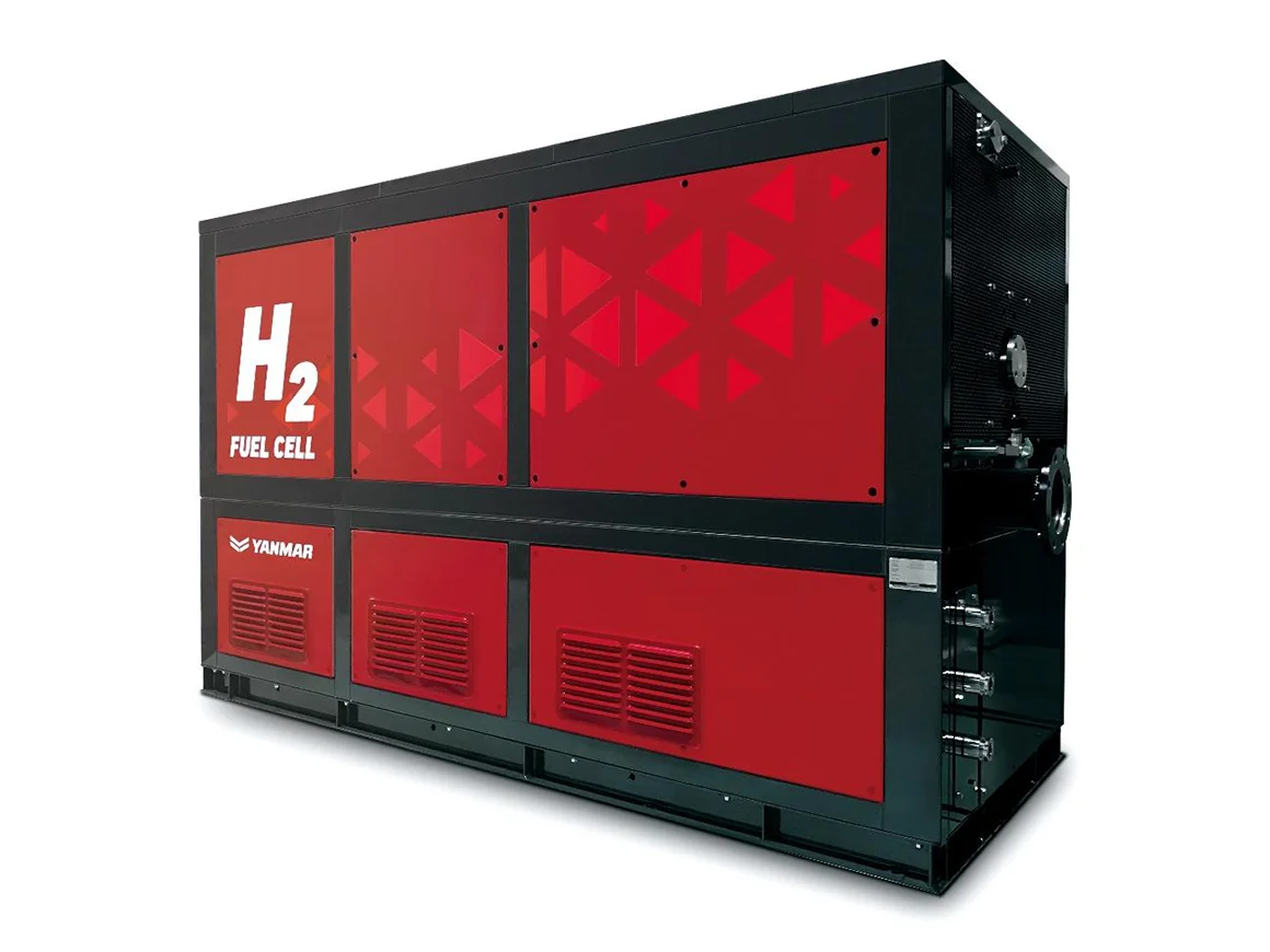 ヤンマーグループが開発した船舶用水素燃料電池システム「GH240FC」（出所：ヤンマーホールディングス）