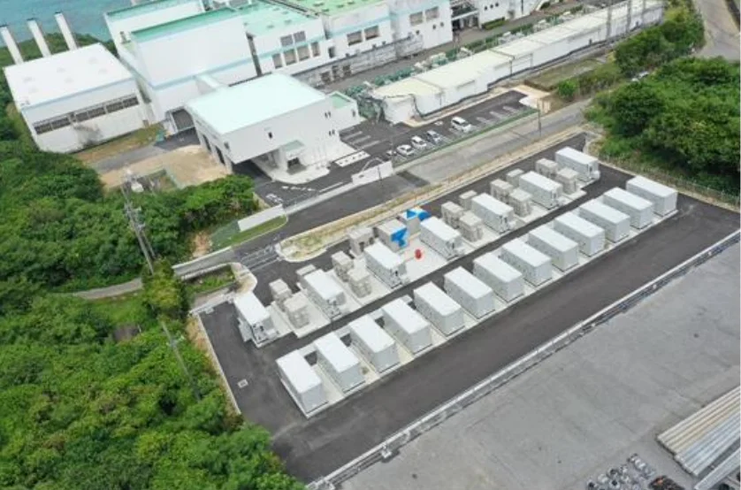 宮古第二発電所供給用蓄電池(出所:沖縄電力)