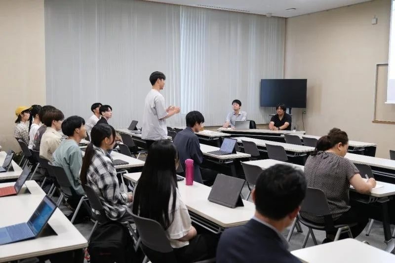 キックオフワークショップでの意見交換の様子（出所：岡山大学）