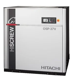 「FitLive対応」空気圧縮機の一例「OSP-37VA G1」(出所:日立産機システム)