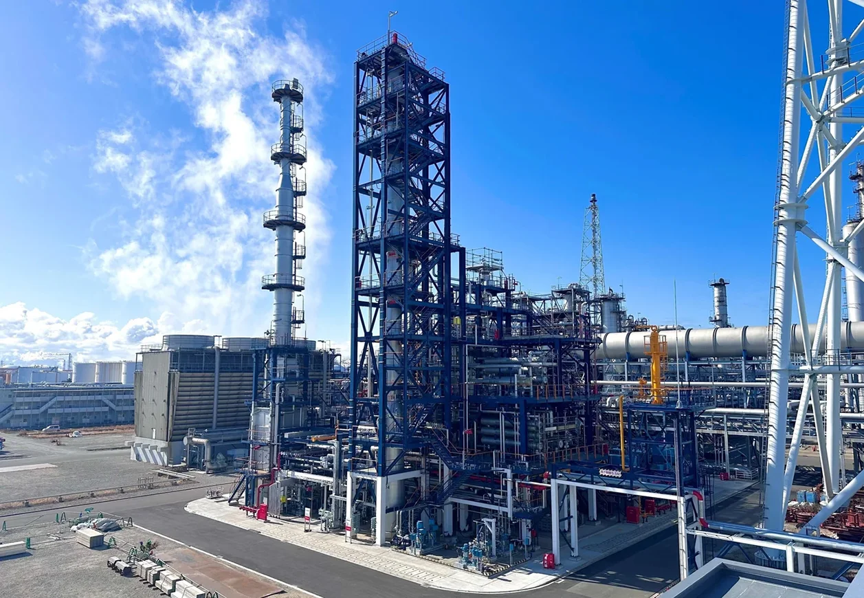 SAF製造装置（出所：日揮ホールディングス）