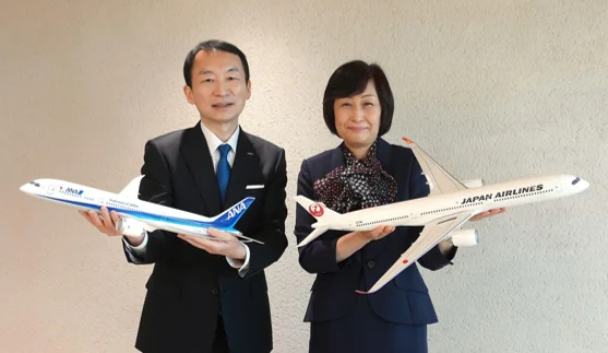 ANAとJAL、SAF普及へ「日本型モデル」提言 航空脱炭素は実装段階に